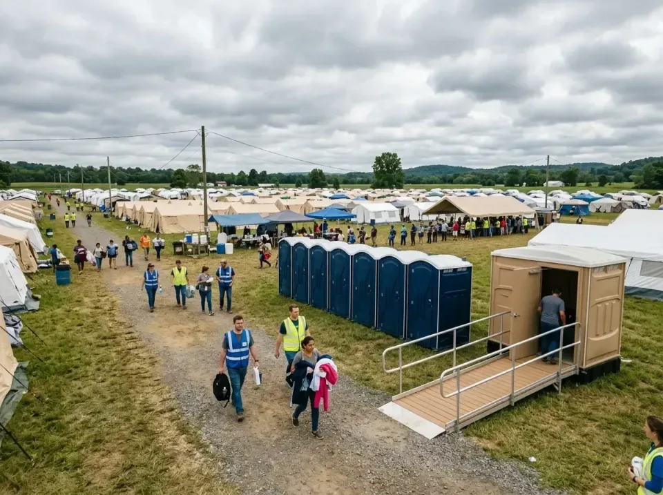 disaster-relief-camp-restrooms-010 — frequently asked questions, Dumpster & Portable Bathrooms Rental in Chilton, WI